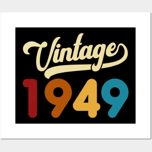 1949 Vintage Gift 71st Birthday Retro Style Posters and Art